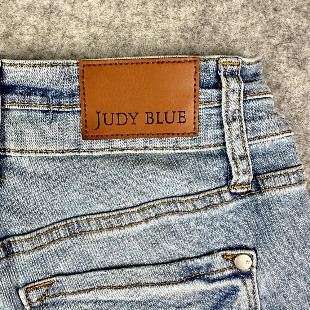 Judy Blue Light Blue Flare & Wide Leg Jeans - Picture 6 of 14